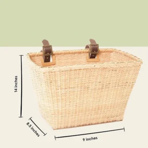 140 huang tu craft bicycle ratan basket wicker plastic basket large bike basket bamboo $9 12 01