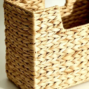 579 new stylish modern water hyacinth woven storage basket for organization magazines newspapers living rooms $4.39 5 01