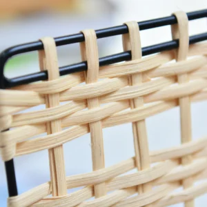 667 handmade natural rattan file basket desk organizer basket file&magazine holder $2.50 3 01